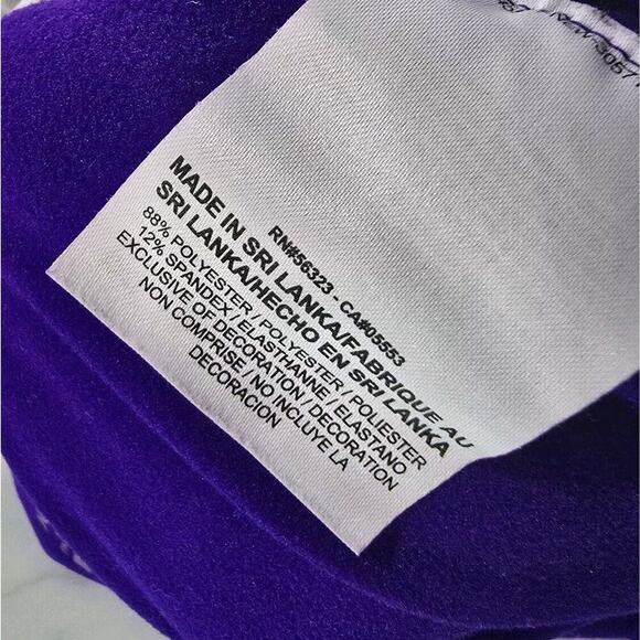 Nike Leggings Womens Large Purple Fleece Lined Thermal Pro Winter High Rise - Picture 10 of 12